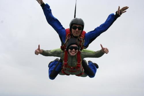 Полет с высоты 4 тысячи метров в тандеме с инструктором